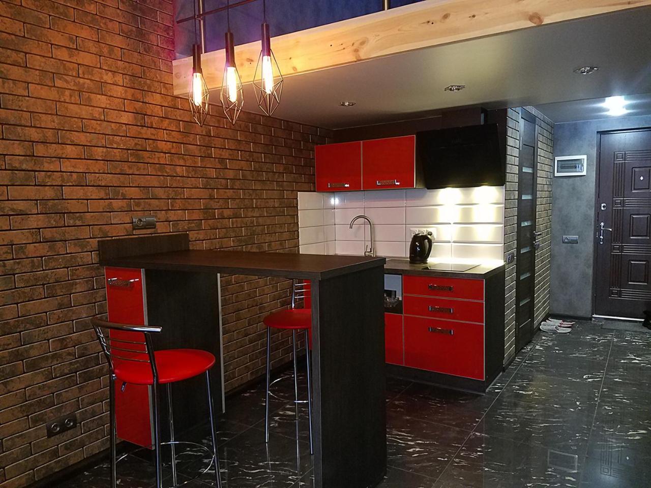 В Стиле Loft 2Ухэтажная Квартира. Lägenhet Charkiv Exteriör bild