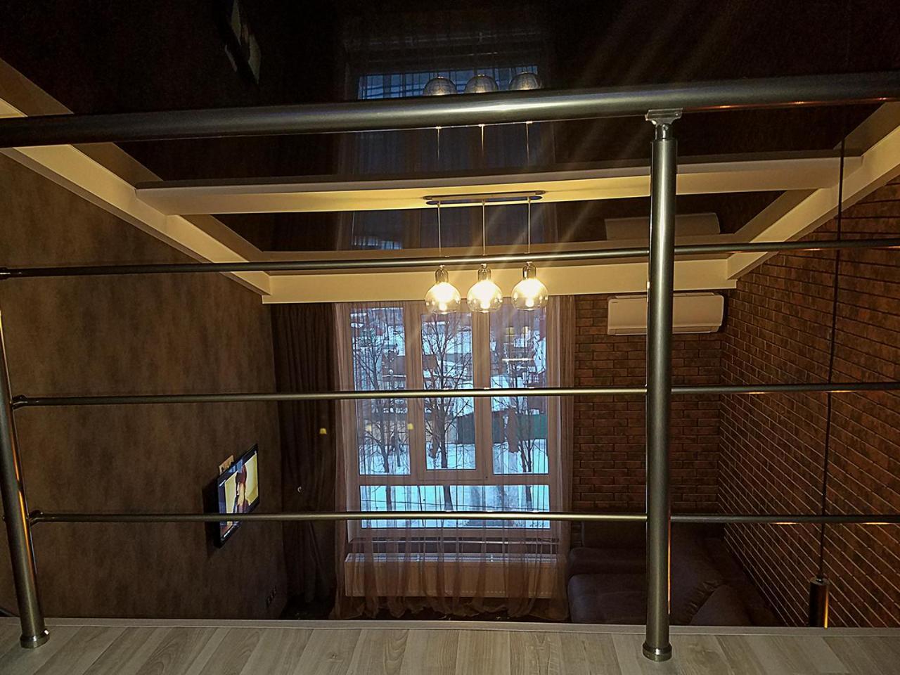 В Стиле Loft 2Ухэтажная Квартира. Lägenhet Charkiv Exteriör bild
